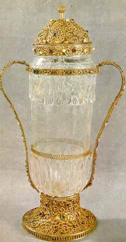 Golden byzantine cup